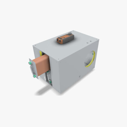 Modular Roofbox gas/liquid heat exchanger for rooftop installation on industrial facilities.